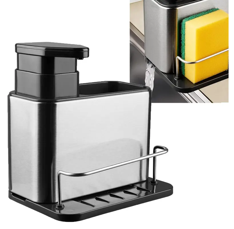 ESCURRIDOR Y DISPENSADOR DE JABON